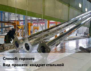 Оцинкование горячее для проката категории Квадрат